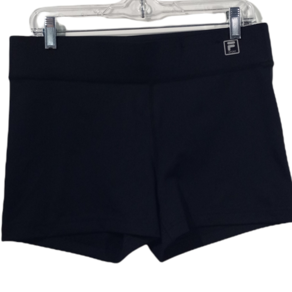FILA Woman Athletic Wide Band Waist Shorts SZ Medium